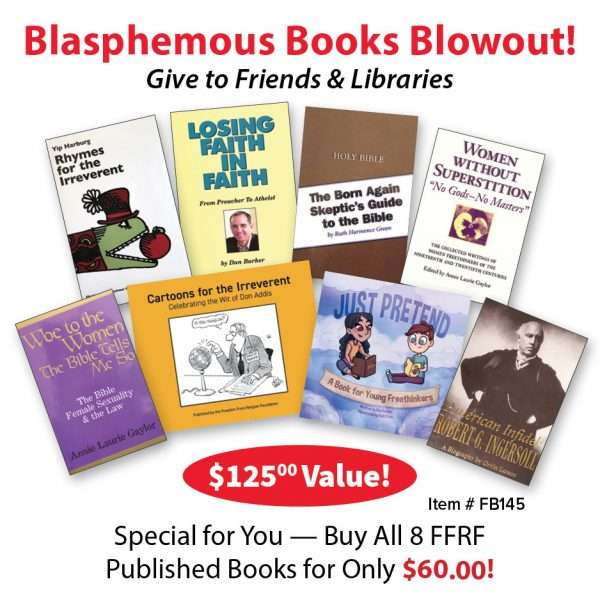 Blasphemous Books Blowout!