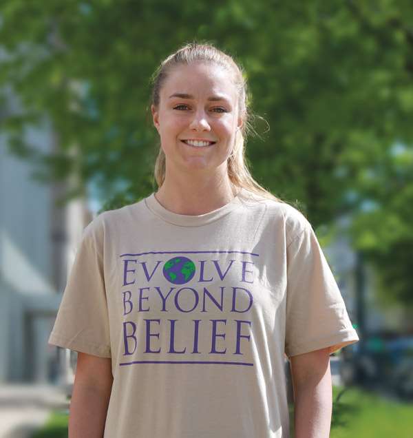 Evolve Beyond Belief - Khaki T-Shirt