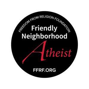 Friendly Neighborhood Atheist Stickers