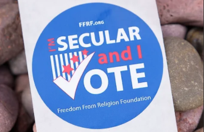 I'm Secular and I Vote Sticker