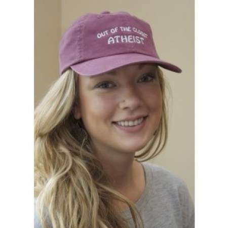 Out of the Closet Atheist Cap - Maroon