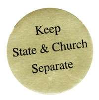 Keep State and Church Separate Stickers
