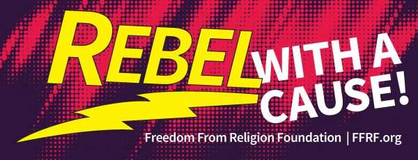 Rebel With a Cause bumper sticker