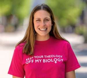 Keep Your Theology Off My Biology shirt