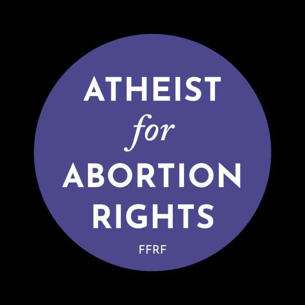 Atheist For Abortion Rights (pack of 3)